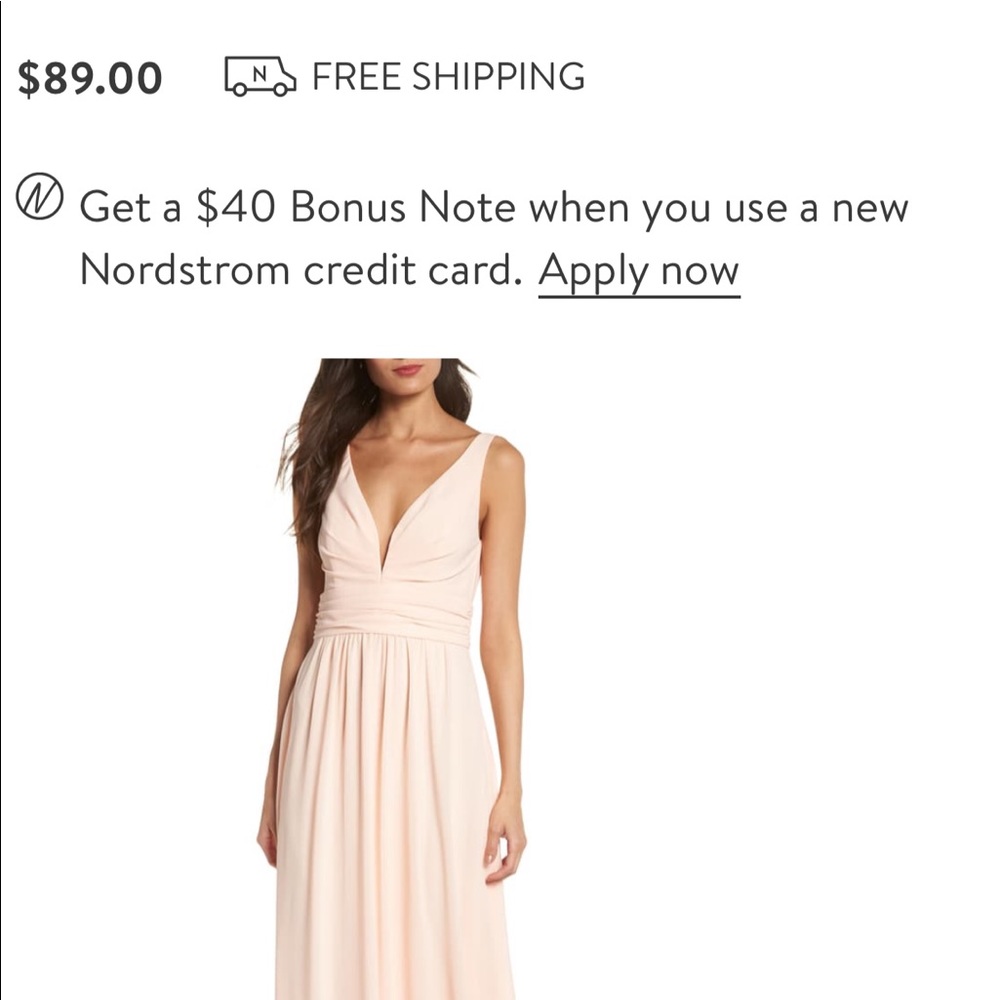 Lulus bridesmaid dress